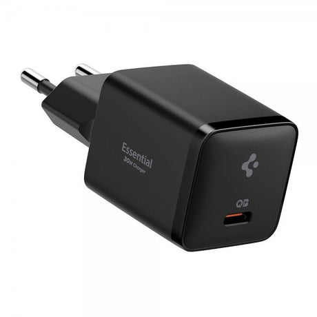 Spigen Essential Laddare 30W USB-C Svart