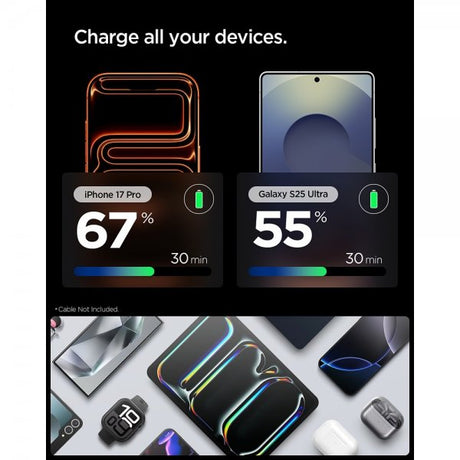 Spigen Essential Laddare 30W USB-C Svart