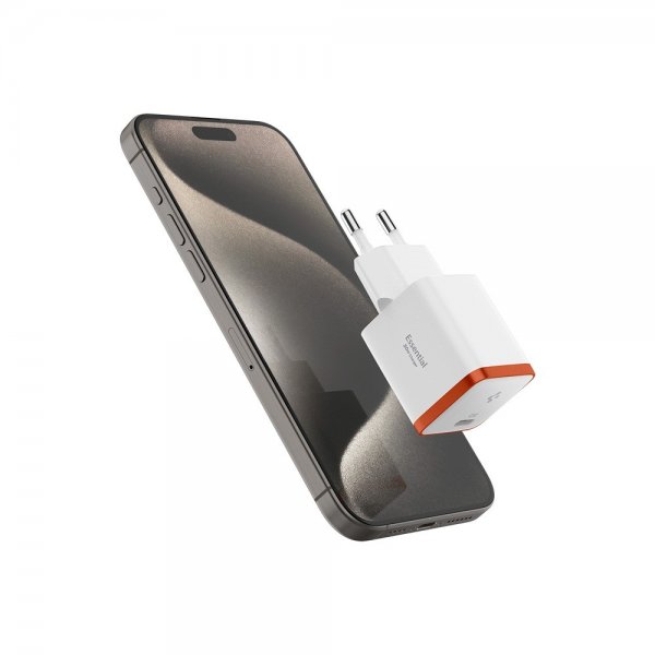 Spigen Essential Laddare 30W USB-C Vit