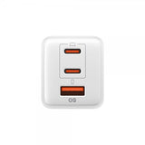 Spigen Essential Laddare 47W 2xUSB-C 1xUSB-A Vit
