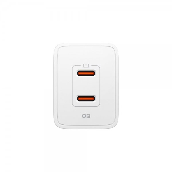 Spigen Essential Laddare 47W 2xUSB-C Vit
