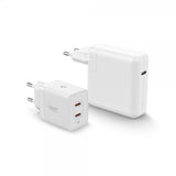 Spigen Essential Laddare 47W 2xUSB-C Vit