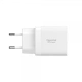 Spigen Essential Laddare 47W 2xUSB-C Vit