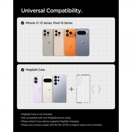 Spigen Essential MagSafe-bilhållare Qi2 15W Hook Car Mount