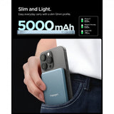 Spigen Essential Powerbank MagSafe 5000 mAh 22.5W Teal Blue