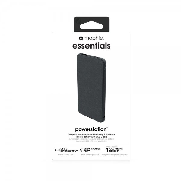 Mophie Essentials Powerbank Powerstation 5000 mAh Svart