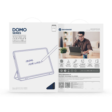 Dux Ducis Samsung Galaxy Tab S11 Ultra/S12 Ultra Fodral DOMO Series Blå