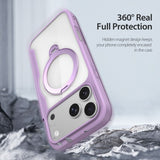 Dux Ducis iPhone 17 Pro Max/18 Pro Max Fodral Skin X Pro Series Kickstand MagSafe Lila