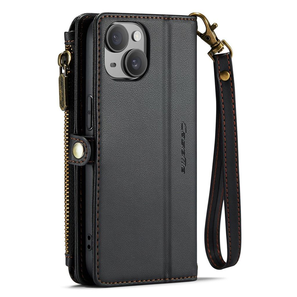 CaseMe iPhone 15 Fodral C36 Series Svart