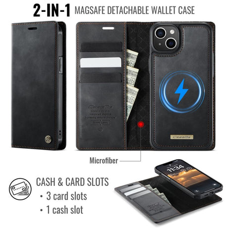 CaseMe iPhone 13 Fodral C49 Series Svart