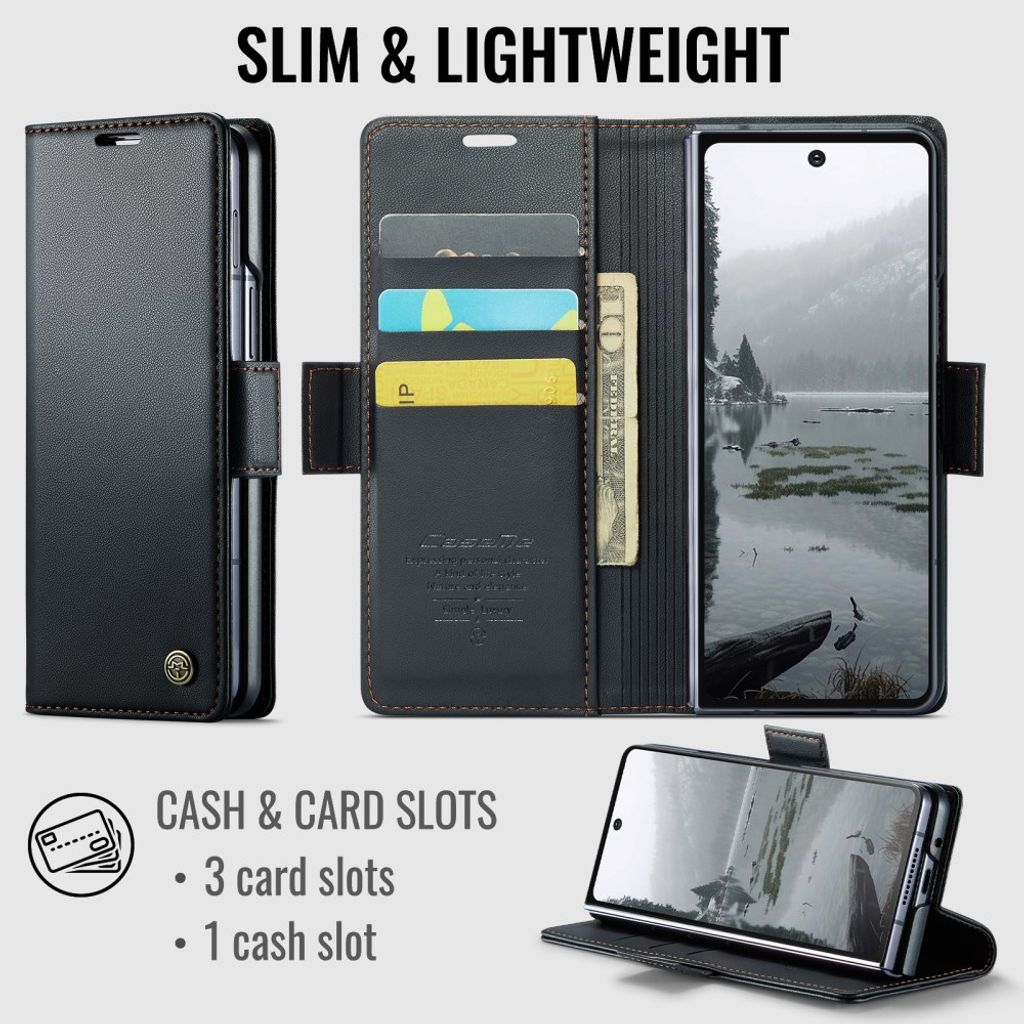 CaseMe Samsung Galaxy Z Fold 8 Ultra Fodral 023 Series Svart