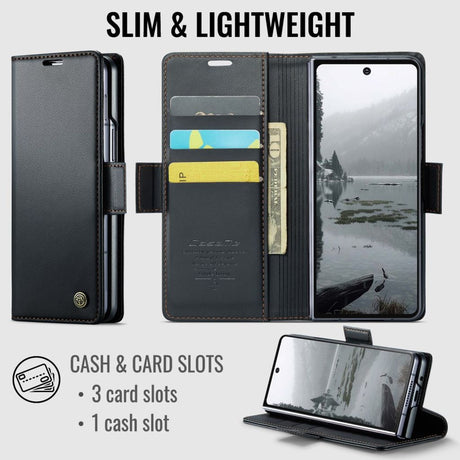 CaseMe Samsung Galaxy Z Fold 8 Ultra Fodral 023 Series Svart