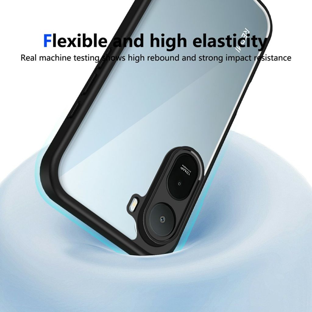 Xiaomi Redmi A7 Pro Skal Transparent Baksida Svart