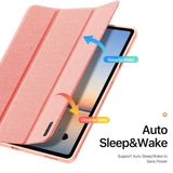 Dux Ducis Samsung Galaxy Tab S12 Plus Fodral DOMO Series Rosa