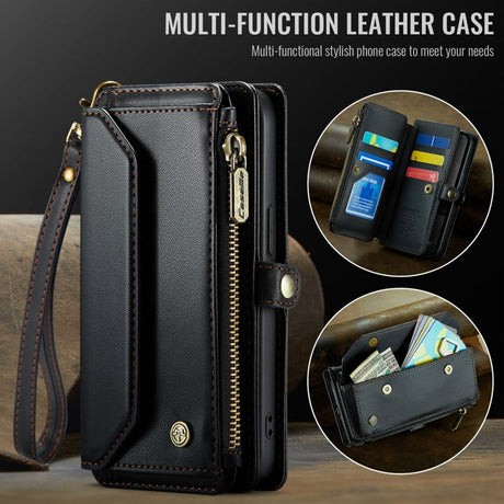 CaseMe iPhone 16e/iPhone 17e Fodral C36 Series Svart