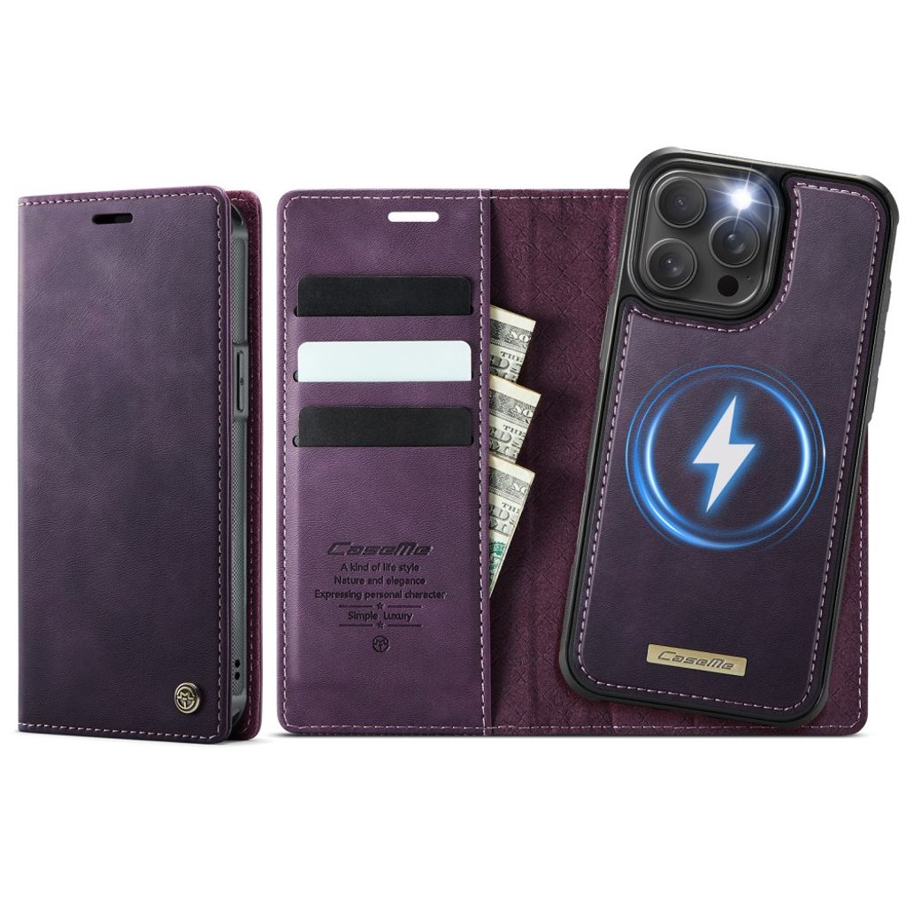 CaseMe iPhone 15 Pro Max Fodral C49 Series Lila