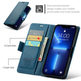CaseMe iPhone 13 Pro Fodral 023 Series Blå
