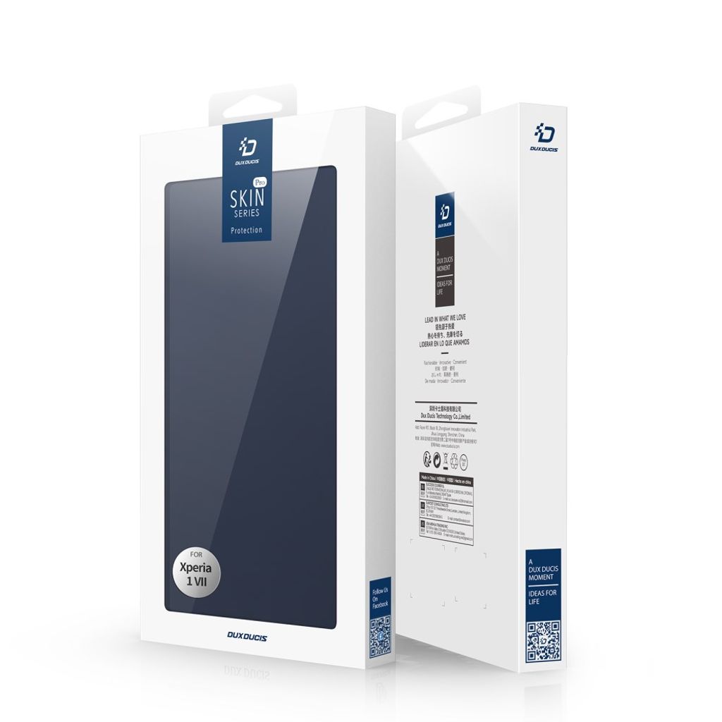 Dux Ducis Sony Xperia 1 VII Fodral Skin Pro Series Blå