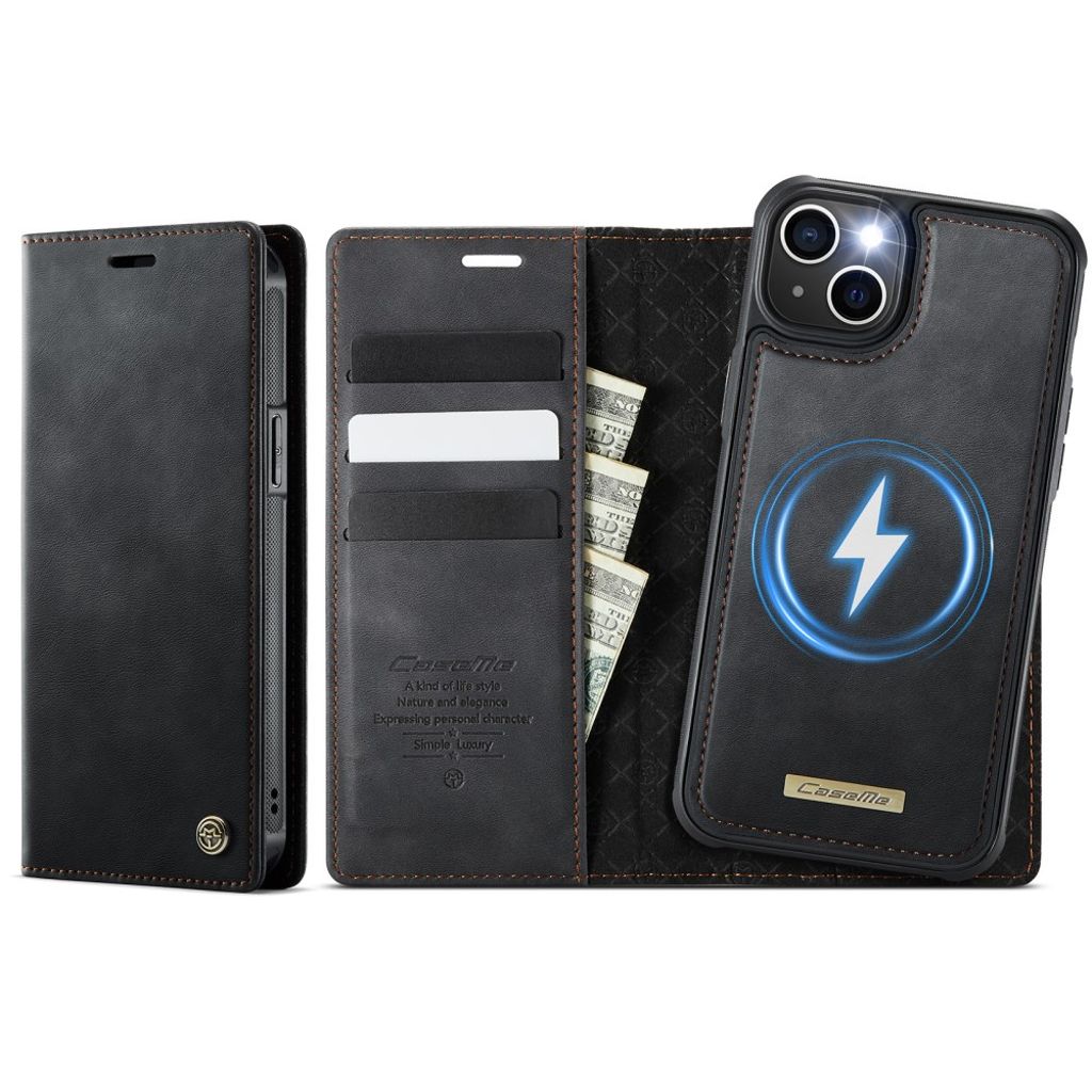 CaseMe iPhone 13 Fodral C49 Series Svart