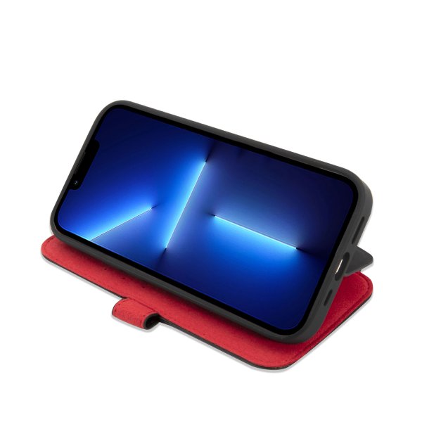 Ferrari iPhone 14 Pro Fodral Carbon Effect Metal Logo Svart