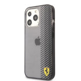 Ferrari iPhone 13 Pro Max Skal Gradient Print Logo Svart