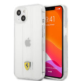 Ferrari iPhone 13 Skal 3D Stripes Transparent