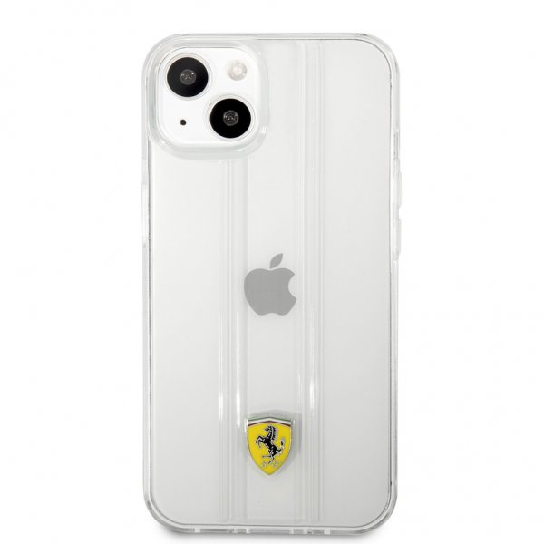 Ferrari iPhone 13 Skal 3D Stripes Transparent