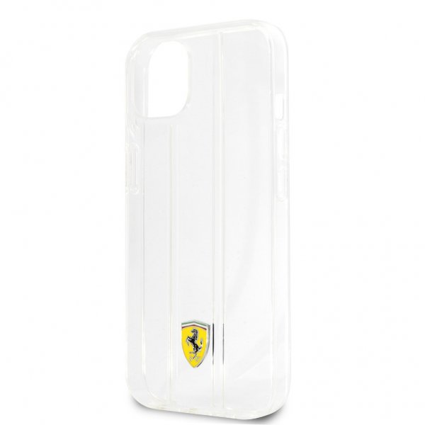 Ferrari iPhone 13 Mini Skal 3D Stripes Transparent