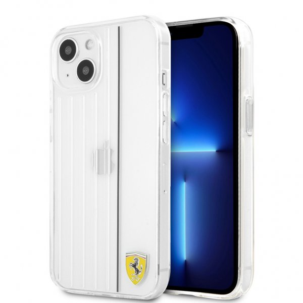 Ferrari iPhone 13 Skal 3D Lines Svart Transparent