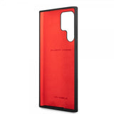 Ferrari Samsung Galaxy S22 Ultra Skal Metal Logo Svart