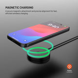 Fixed MagSafe-laddare MagPad Slim 15W Qi2 Svart