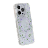 iPhone 16 Pro Skal Blommigt MagSafe Lila