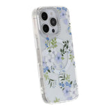 iPhone 16 Pro Max Skal Blommigt MagSafe Blå