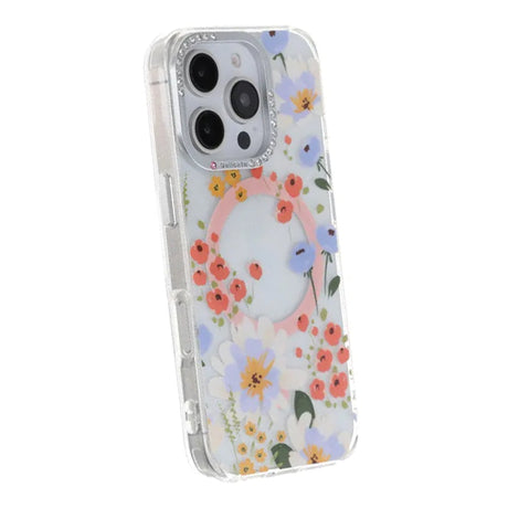 iPhone 16 Pro Max Skal Blommigt MagSafe Orange