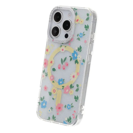 iPhone 16 Pro Skal Blommigt MagSafe Gul