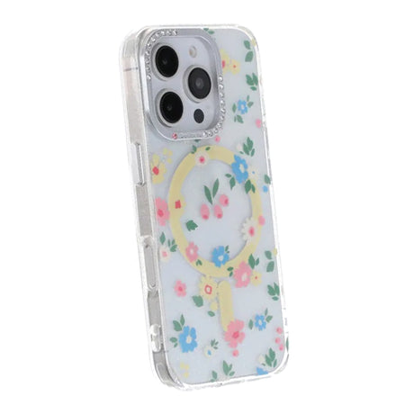 iPhone 16 Pro Skal Blommigt MagSafe Gul