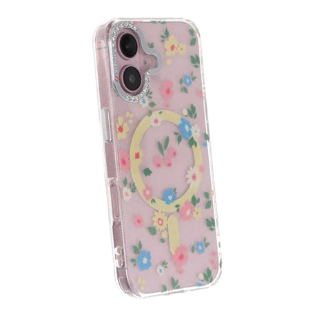 iPhone 16 Skal Blommigt MagSafe Gul