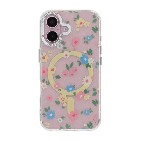 iPhone 16 Skal Blommigt MagSafe Gul
