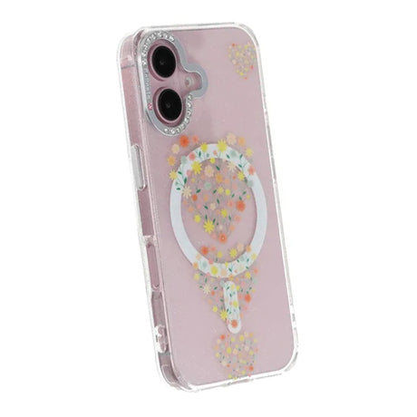 iPhone 17 Skal Blommigt MagSafe Hjärtan