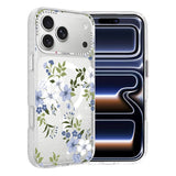 iPhone 17 Pro Skal Blommigt MagSafe Blå