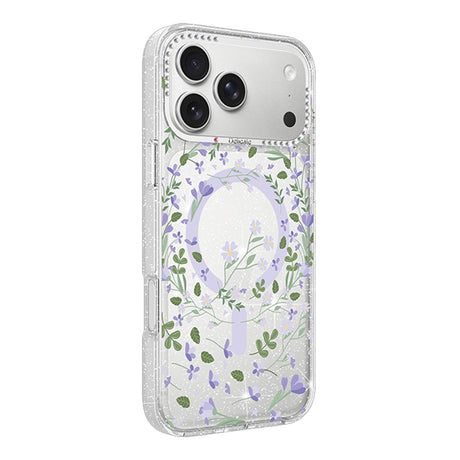 iPhone 17 Pro Skal Blommigt MagSafe Lila