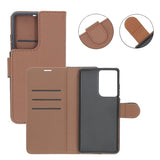 Motorola Edge 50 Fusion Fodral med Stativ Brun