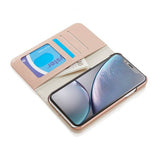 Pipetto iPhone XR Fodral Magnetic Folio Löstagbart Skal Dusty Pink