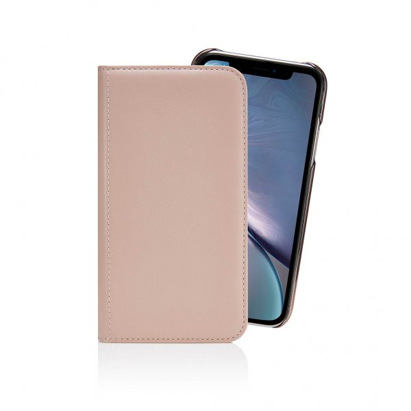Pipetto iPhone XR Fodral Magnetic Folio Löstagbart Skal Dusty Pink