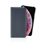 Pipetto iPhone X/Xs Fodral Magnetic Folio Marinblå