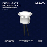 Deltaco Smart Home Förlängningskit till SH-DLK01 Altanbelysning 5-pack