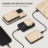 Burga Powerbank MagSafe 5000 mAh Full Glam Metallgrå