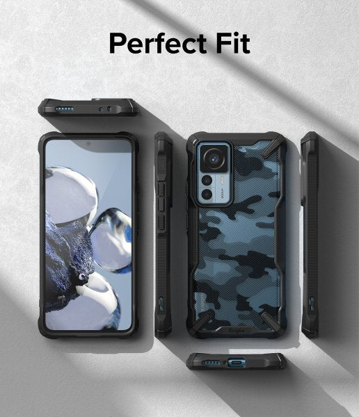 Ringke Xiaomi 12T/12T Pro Skal Fusion X Design Camo Black