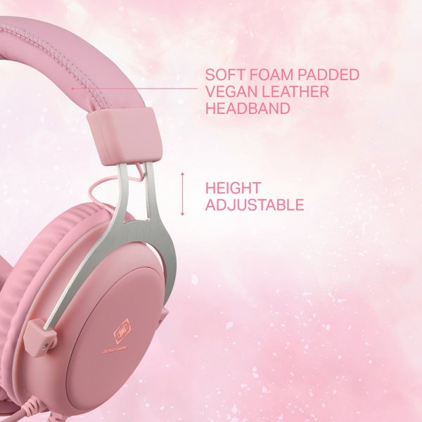Deltaco Gaming PH85 Stereo Gamingheadset Rosa