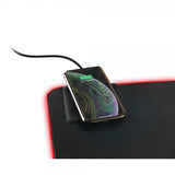Deltaco Gaming DMP320 Gaming Musmatta med RGB och trådlös laddning